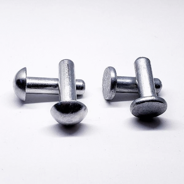 3/16" x 1/4" long Solid Steel Flat Head Rivets. Details about   1 Pack 25 