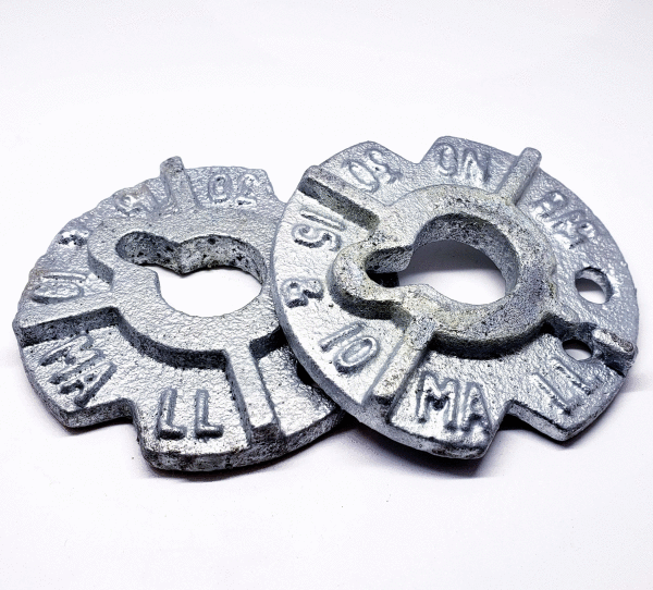 All Sizes & Qty's Round Malleable Decorative Washers Hot Dip Galvanized