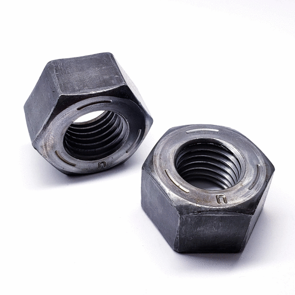 10 pcs 2-1/2"-12 Hex Finished Nuts Hot Formed Steel 