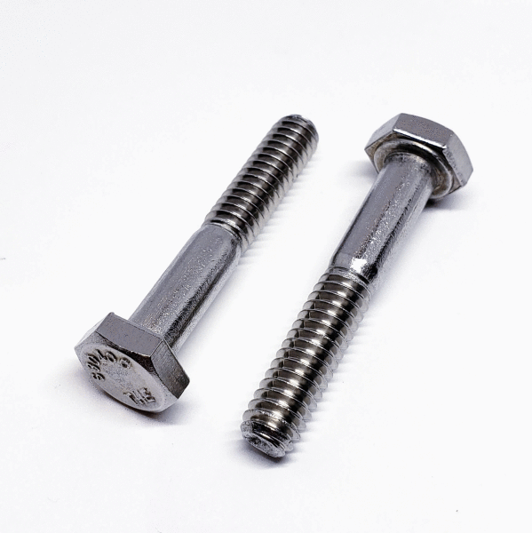 BCP653 20 Qty 5/16-18 x 2" 304 Stainless Steel Hex Head Cap Screw Bolts 