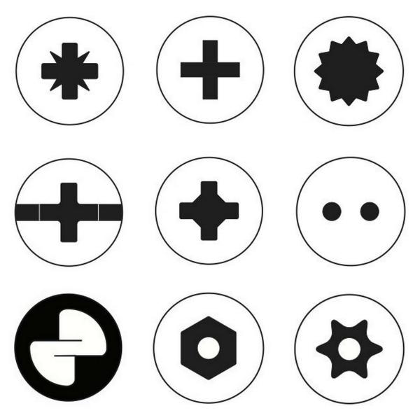 Machine Screw Miscellaneous Drive Styles