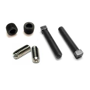 Square Head Set Screws, Slotted Set Screws, Hex Pipe Plugs