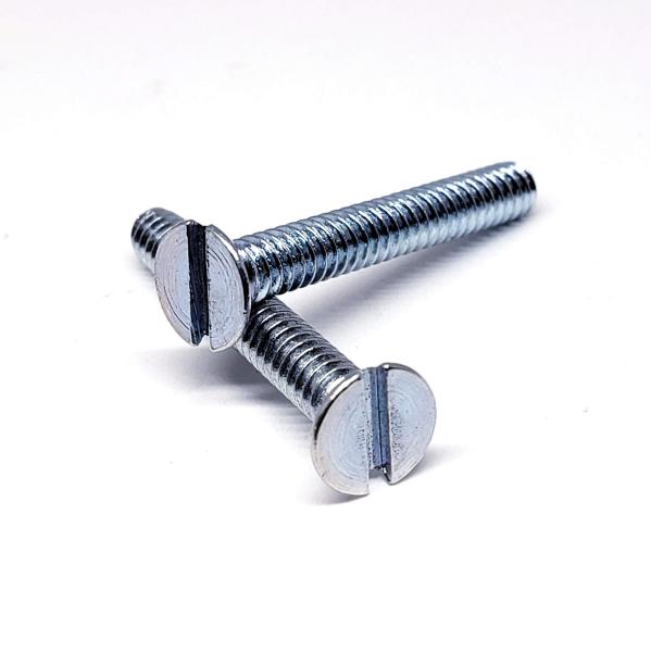 Flat Head Slot Drive Machine Screws