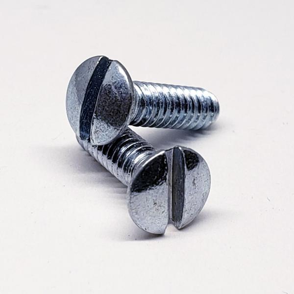 Oval Head Slot Drive Machine Screws