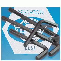 Hex Keys 6150 Crv Alloy, Short Arm, Black (import) (inch)