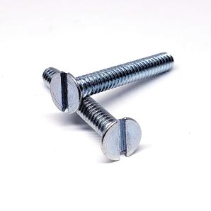 Flat Head Slot Drive Machine Screws