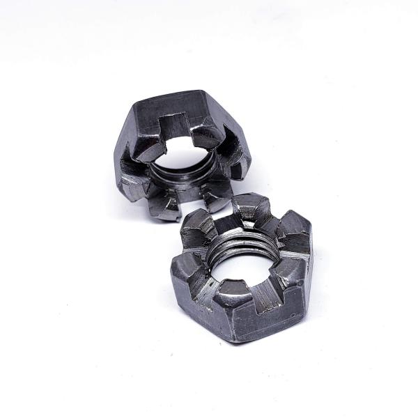 Durable and Sturdy 10 Good Holding Power in Different Materials 9/16-18 Slotted Hex Castle Nut Zinc Plated 9/16 x 18 Fine Thread 